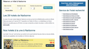 Guide hôtelier Narbonne